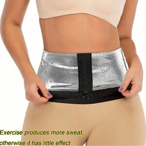 Silver Waist Trimmer Belt, NEW